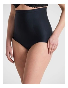 NO VPL High Waisted Brief in Black