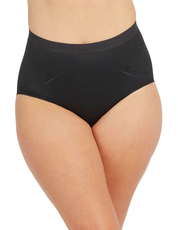 Shape™ Invisible Brief in Black image 1