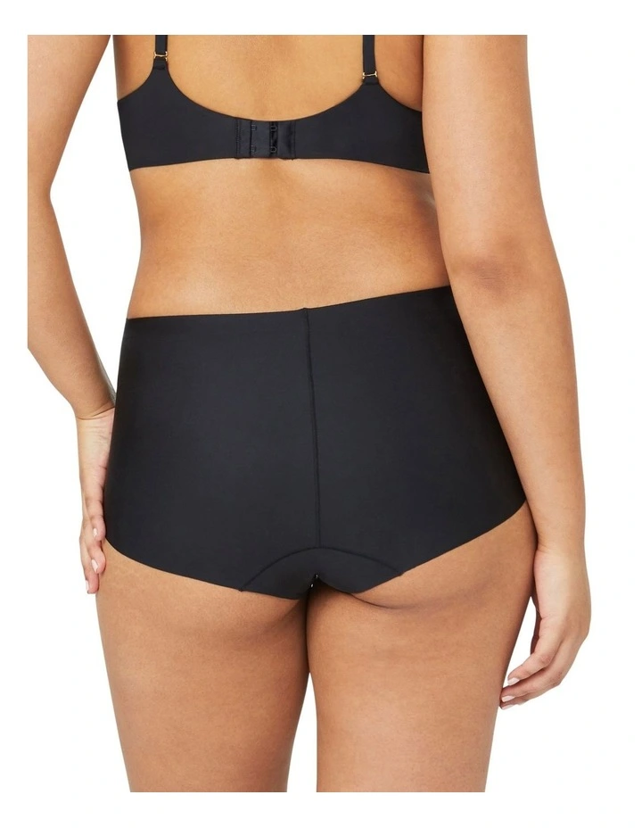 No Vpl Waisted Brief in Black image 3