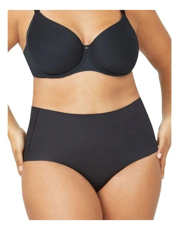 Body Smart Waisted Brief in Black