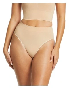 Powerlite Hi Cut Brief in Rose Beige
