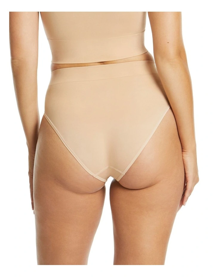 Powerlite Hi Cut Brief in Rose Beige image 2