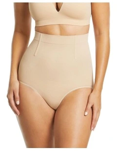 It's A Cinch High Waisted Full Brief in Rose Dust