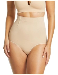 It's A Cinch High Waisted Full Brief in Rose Dust