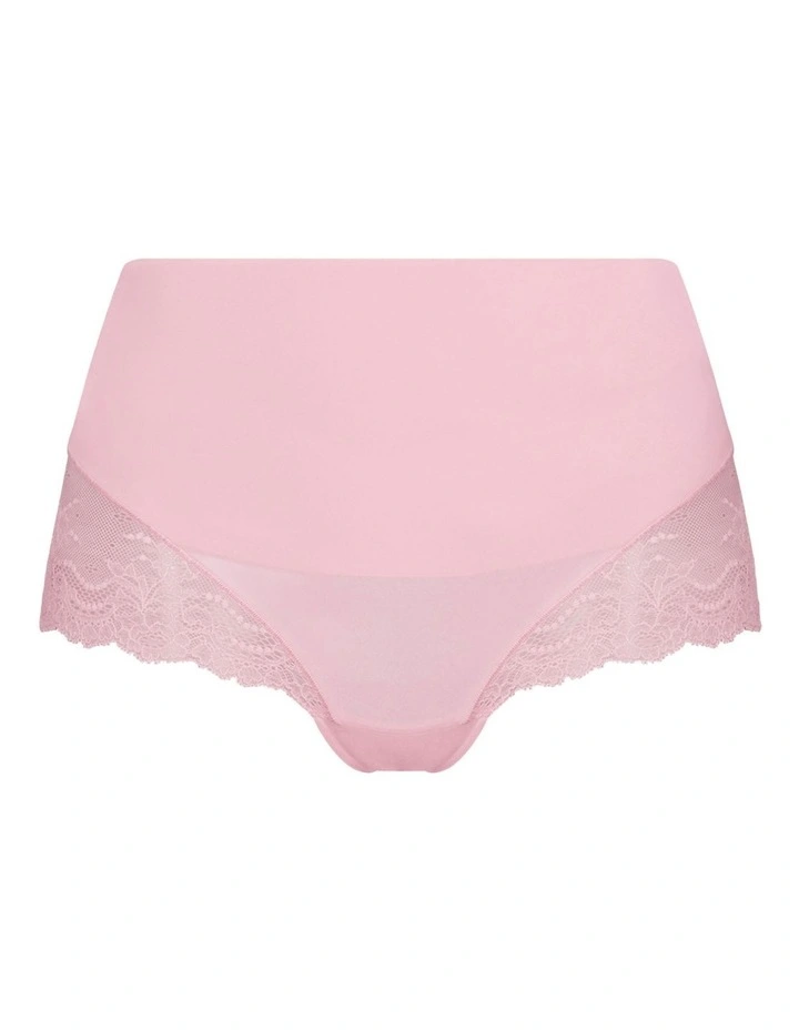Super Smooth Undie-tectable  Lace Hi-Hipster in Pink image 3