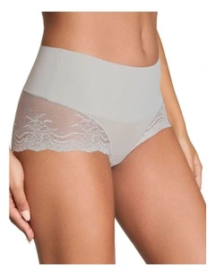 Super Smooth Undie-tectable  Lace Hi-Hipster  in Grey