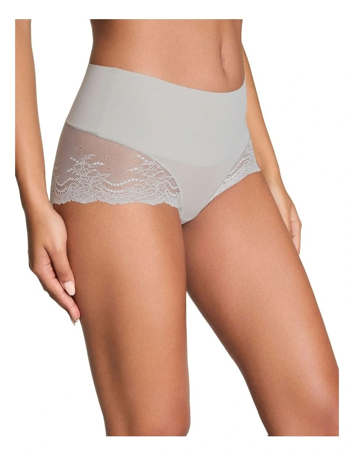 Super Smooth Undie-tectable  Lace Hi-Hipster  in Grey image 4