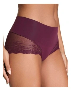 Super Smooth Undie-tectable Lace Hi-Hipster in Purple