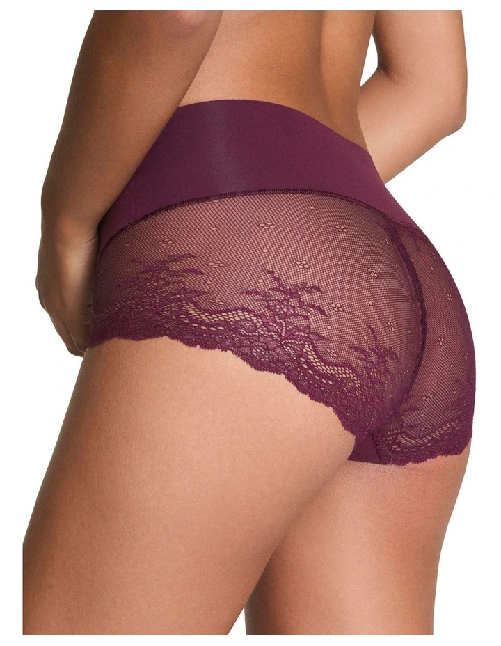Super Smooth Undie-tectable  Lace Hi-Hipster in Purple image 2
