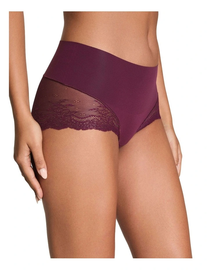 Super Smooth Undie-tectable  Lace Hi-Hipster in Purple image 3