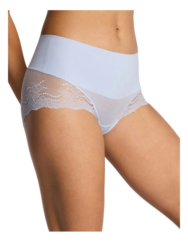 Supersmooth Undie-Tectable Lace Hi-Hipster in Blue image 1