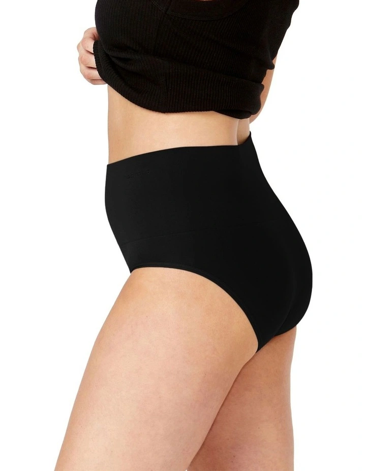 Seamless Smoothies Recycled Full Brief 2 Pack in Black image 2