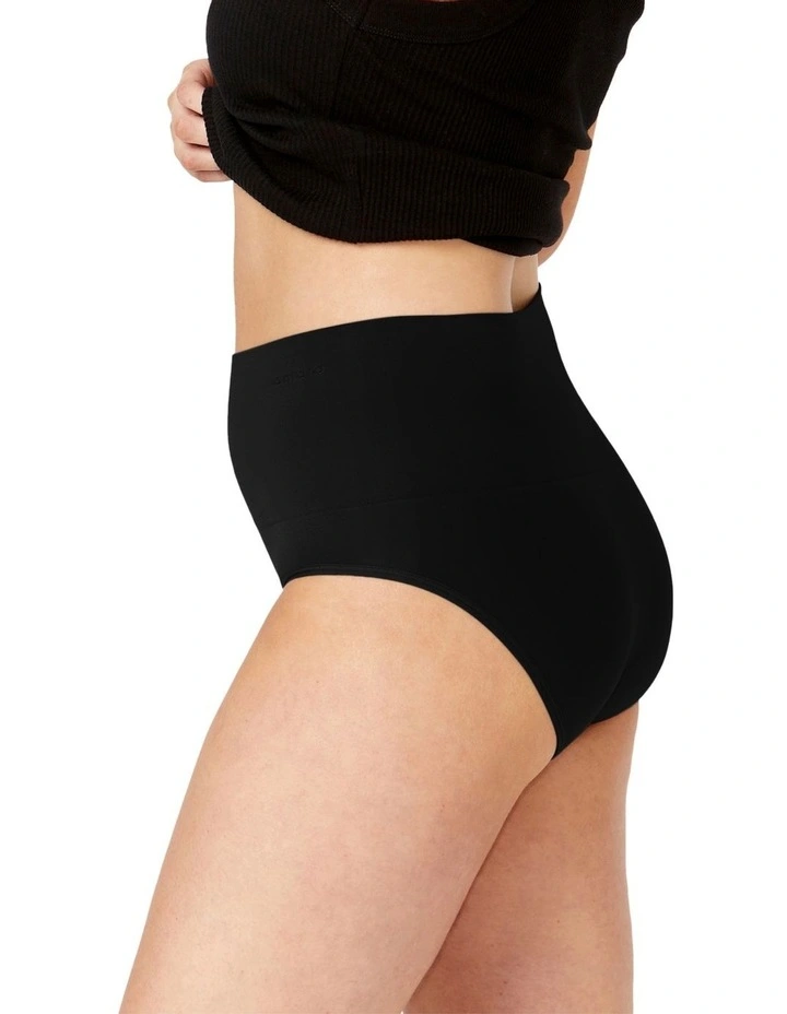 Seamless Smoothies Recycled Full Brief 2 Pack in Black image 4