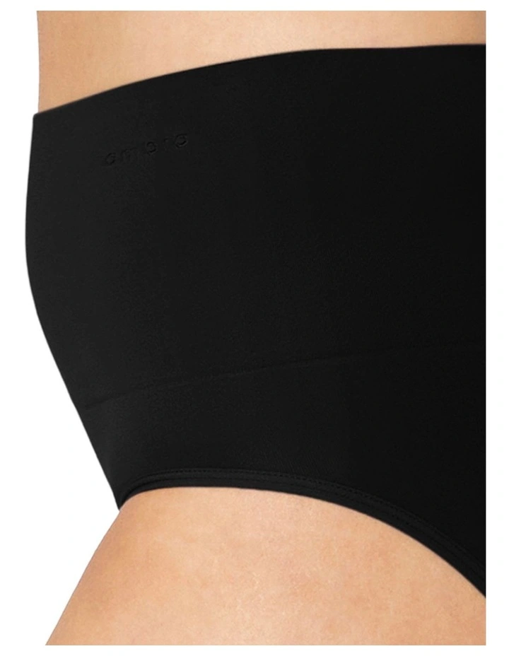 Seamless Smoothies Recycled Full Brief 2 Pack in Black image 5