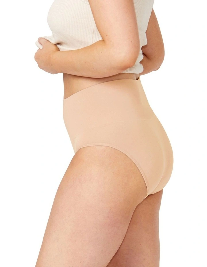 Seamless Smoothies Recycled Full Brief 2 Pack in Rose Beige image 2