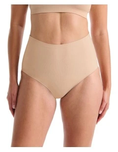 Smooth Silhouettes Low Back Brief in Praline