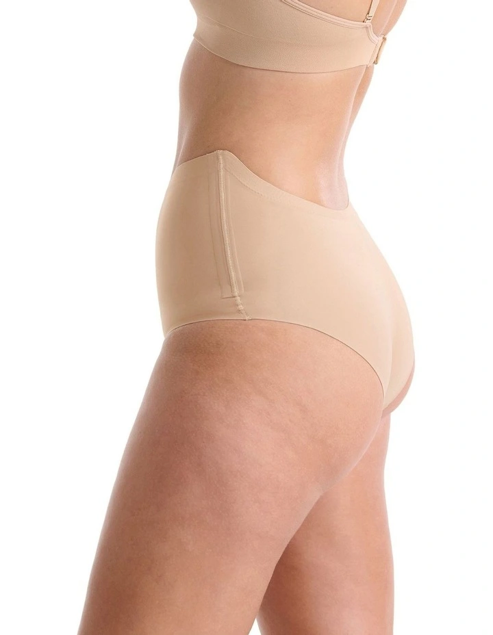 Smooth Silhouettes Low Back Brief in Praline image 2