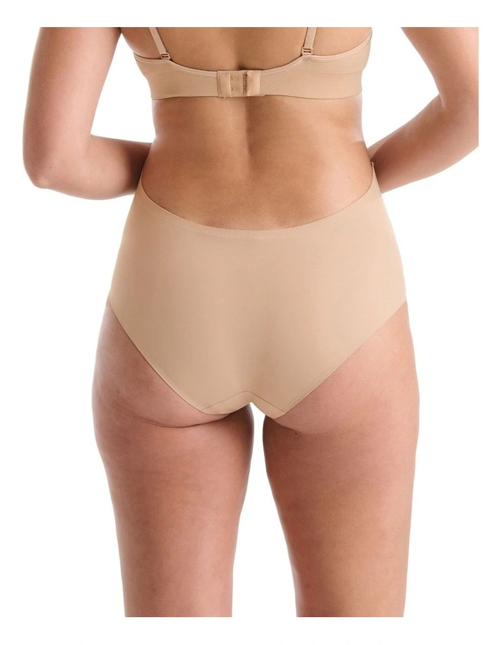 Smooth Silhouettes Low Back Brief in Praline image 2