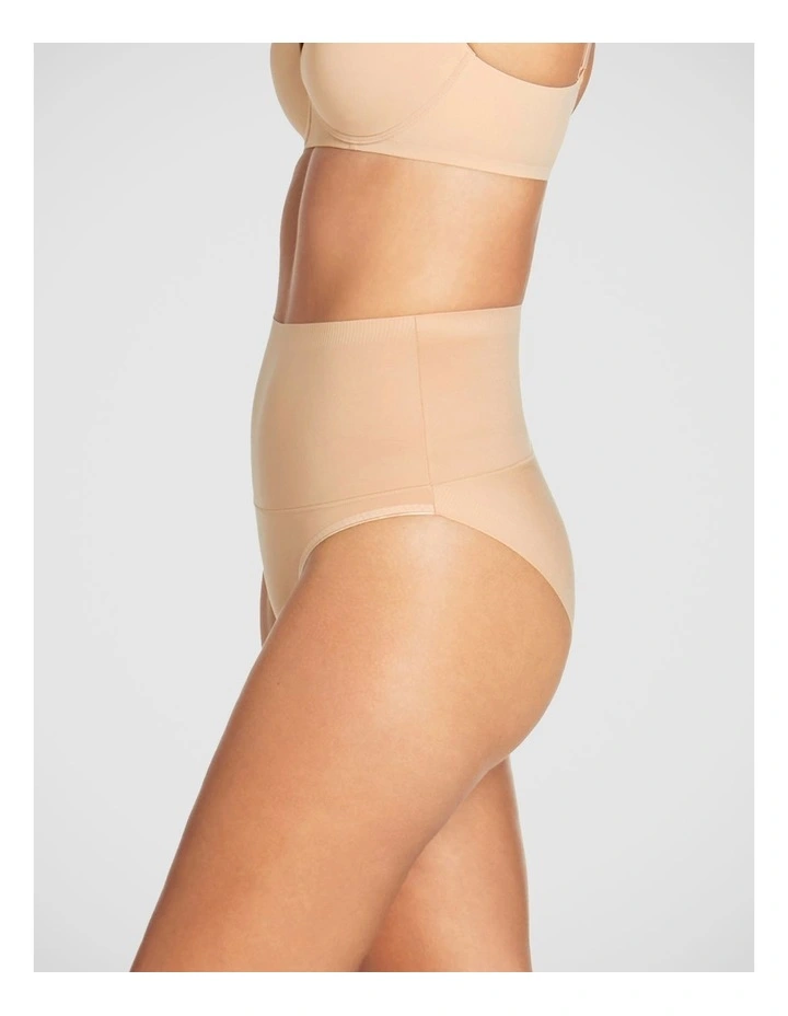 Complete Grip Waisted Brief in Nude image 2