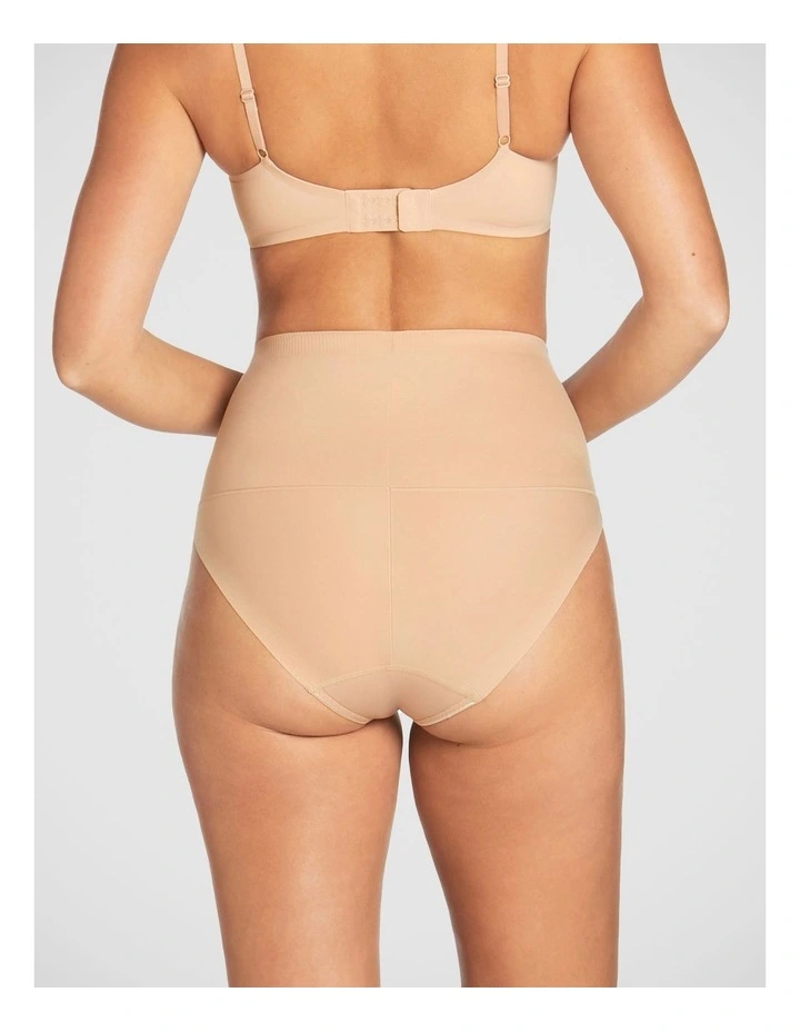 Complete Grip Waisted Brief in Nude image 3