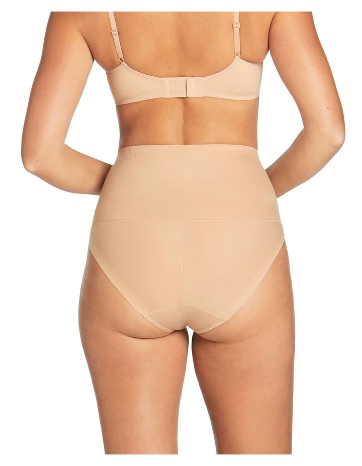 Complete Grip Waisted Brief in Nude image 3