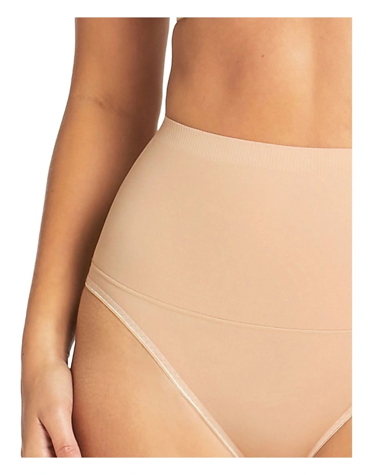 Complete Grip Waisted Brief in Nude image 4