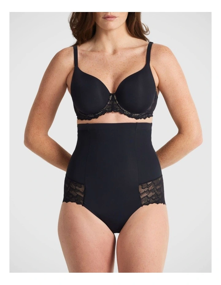 Sculpted Lace High Waisted Brief image 1