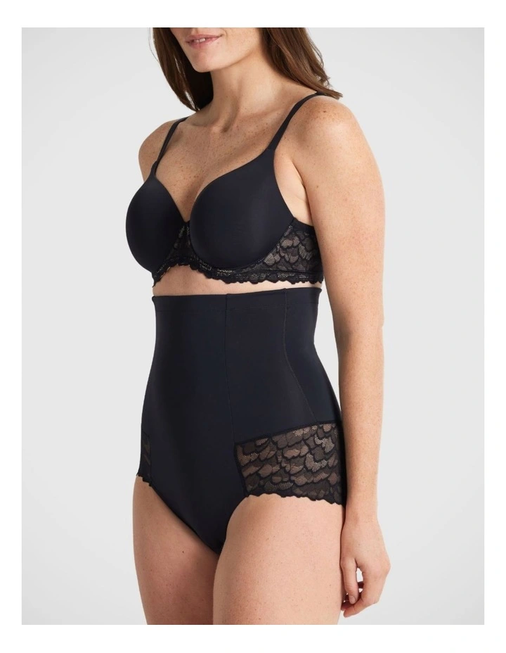 Sculpted Lace High Waisted Brief image 2