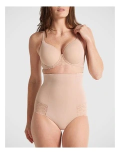 Sculpted Lace High Waisted Brief