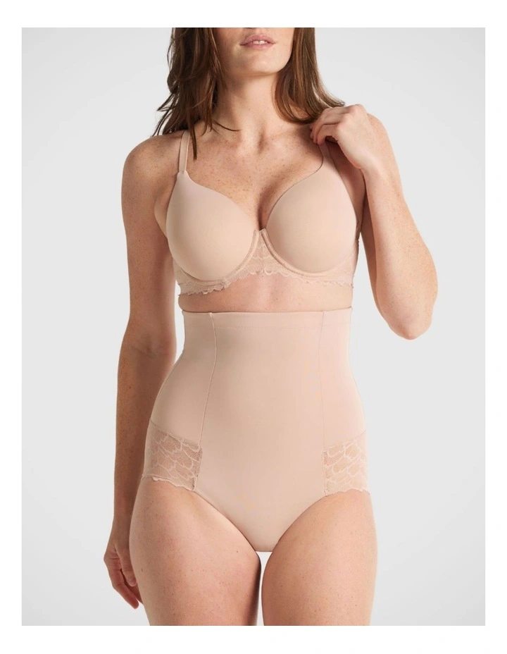 Sculpted Lace High Waisted Brief image 1