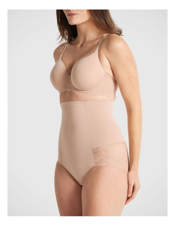 Sculpted Lace High Waisted Brief image 2