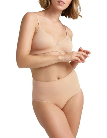 Powerlite Full Brief in Beige