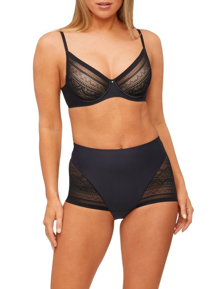 Geo Lace Waisted Brief