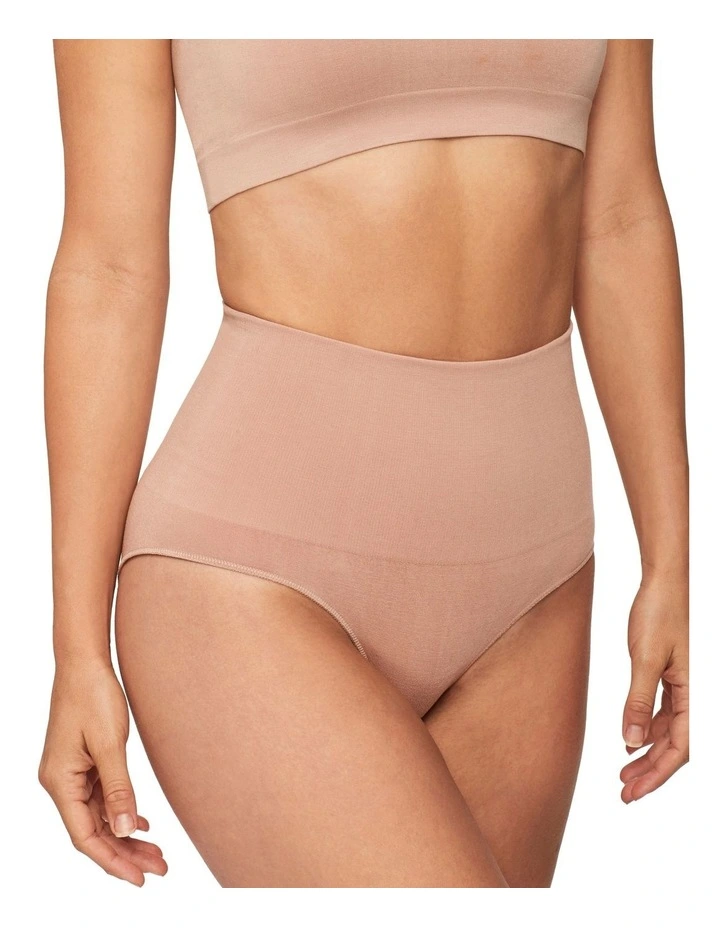 Bamboo Essentials Waisted Brief in Mahogany image 3