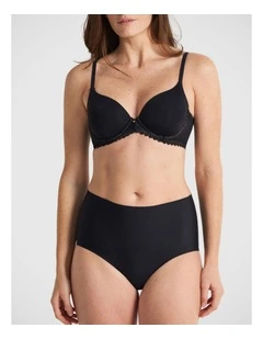 Revive Smooth Waisted Brief in Black