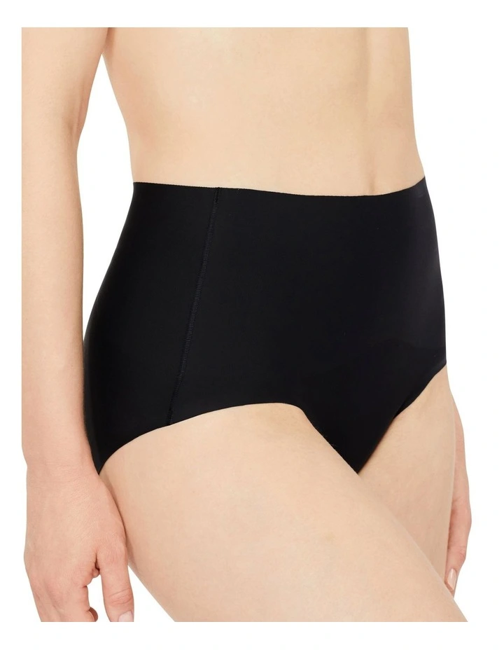 Revive Smooth Waisted Brief in Black image 2