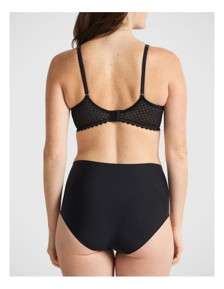 Revive Smooth Waisted Brief in Black image 2