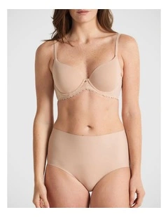 Revive Smooth Waisted Brief in Beige