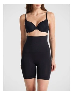 Seamless Seduction High Waisted Bike Short in Black