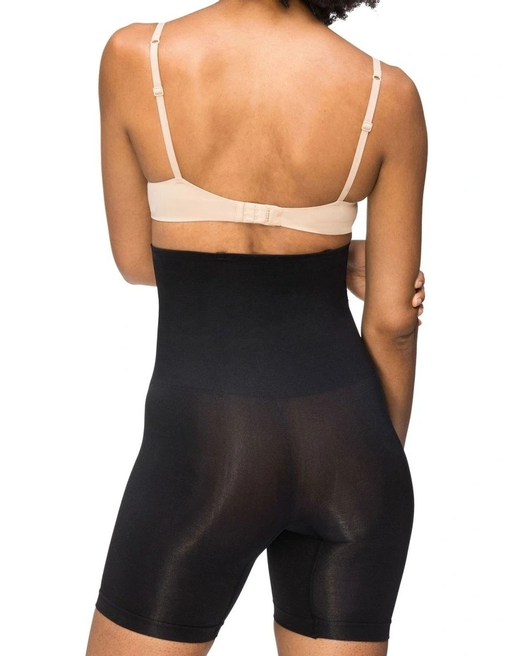 Seamless Seduction High Waisted Bike Short in Black image 3
