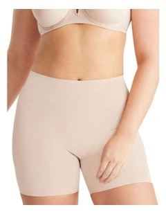 Sheer Infinity Waisted Short in Beige