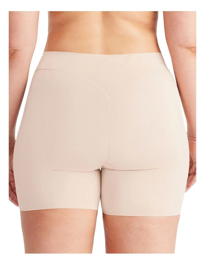 Sheer Infinity Waisted Short in Beige image 3