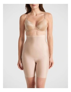 No VPL High Waisted Thigh Shaper in Beige