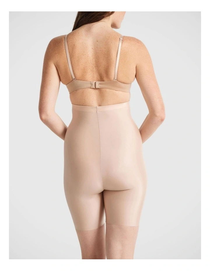 No VPL High Waisted Thigh Shaper in Beige image 3