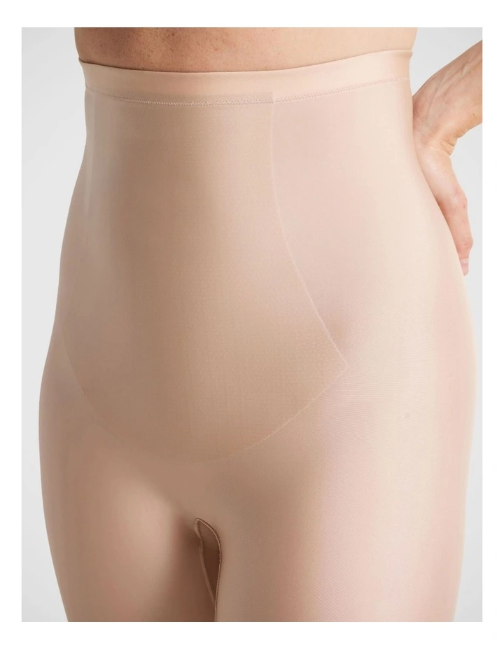 No VPL High Waisted Thigh Shaper in Beige image 4