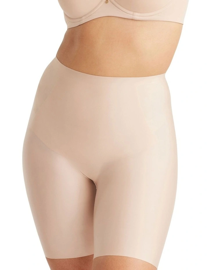 No VPL Waisted Thigh Shaper in Beige image 1