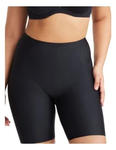 No VPL Waisted Thigh Shaper in Black