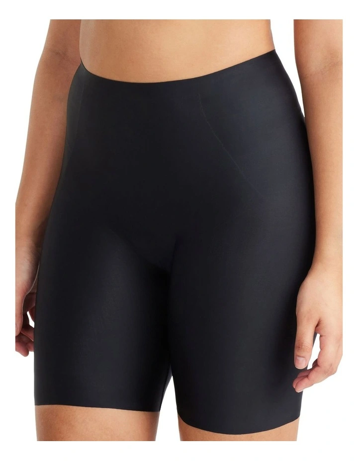No VPL Waisted Thigh Shaper in Black image 2