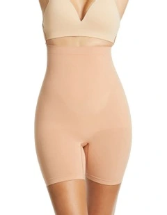 Killer Curve Hi Waisted Shaping Short in Beige
