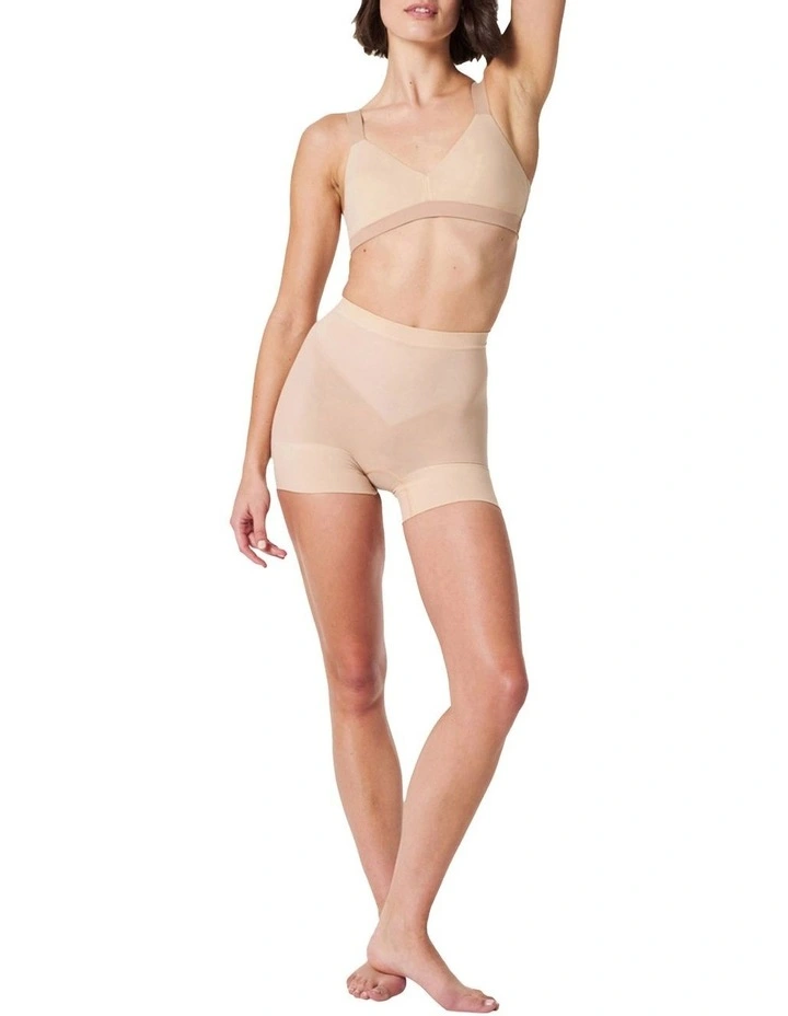 Scuplt Seamless Power Shorty in Beige image 3